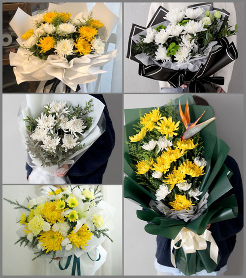 河南信阳息县包信镇白事花束代送